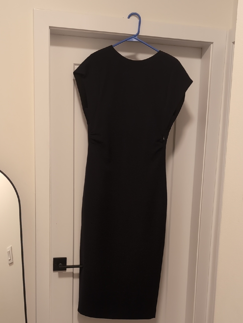 Zara Navy Sheath Dress - Classic Women's Dress